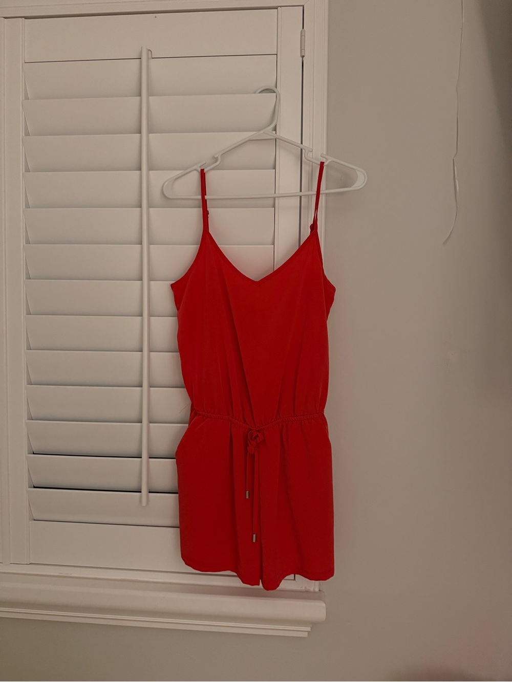 One Clothing Red Spaghetti-Strap Romper